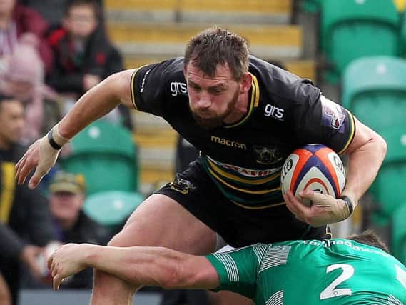 Tom Wood wants to remain at Saints beyond the summer (picture: Sharon Lucey)