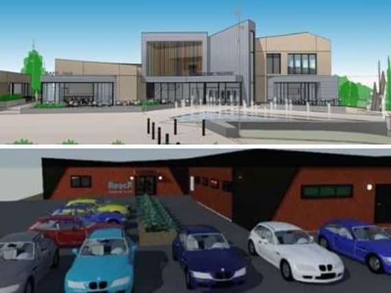 The new cinema and Reach for Health buildings were given planning permission this week