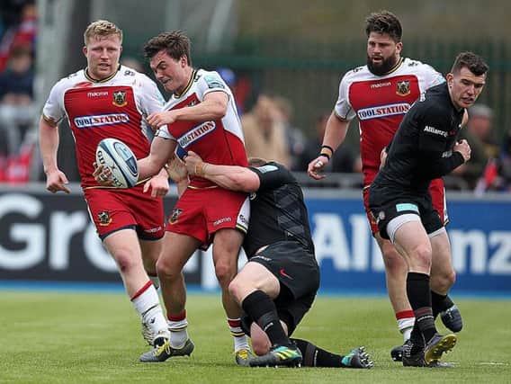 George Furbank started at fly-half in the absence of James Grayson (pictures: Sharon Lucey)