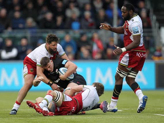 Saints and Saracens scrapped it out at Allianz Park on Saturday afternoon (picture: Sharon Lucey)