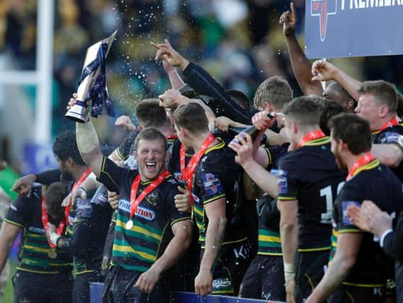 Alex Waller lifted his first trophy as Saints skipper