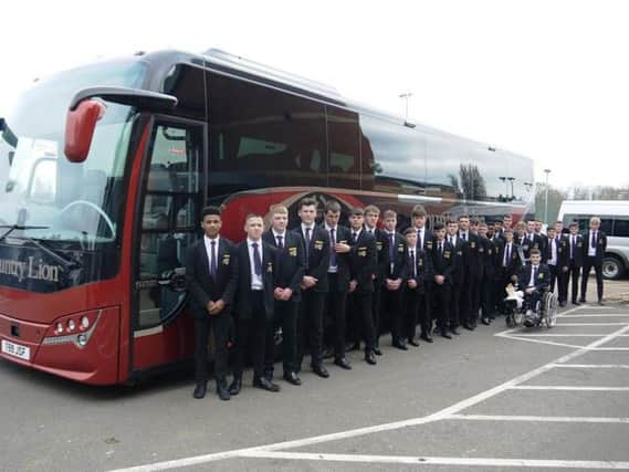NSB's Under-15 team are on their way to Twickenham for Thursday's final