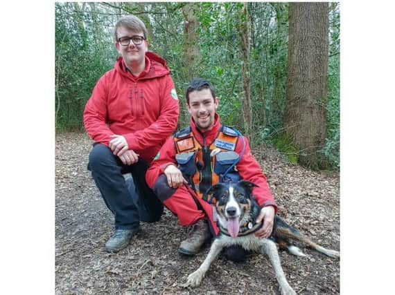 Meet Ted - the newest member of the county's search and rescue team
