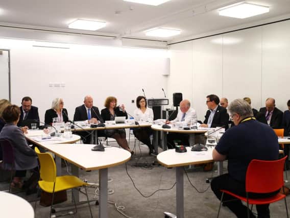 Councillors from the county council and district and boroughs met this week