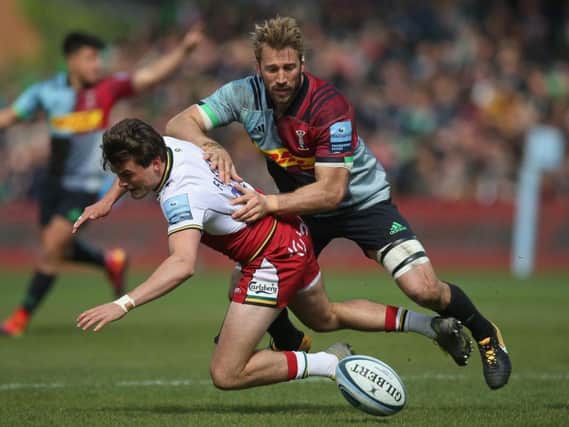 George Furbank was forced off early on at the Stoop