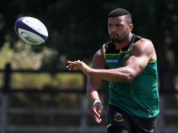 Luther Burrell is fully focused ahead of his final Franklin's Gardens outing