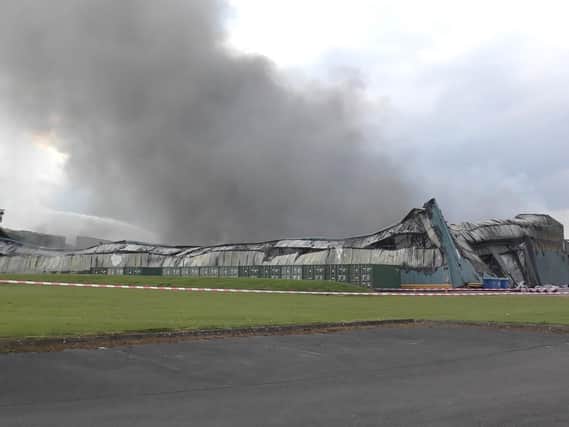 Sywell fire. Pictures by Jensen Houghton.