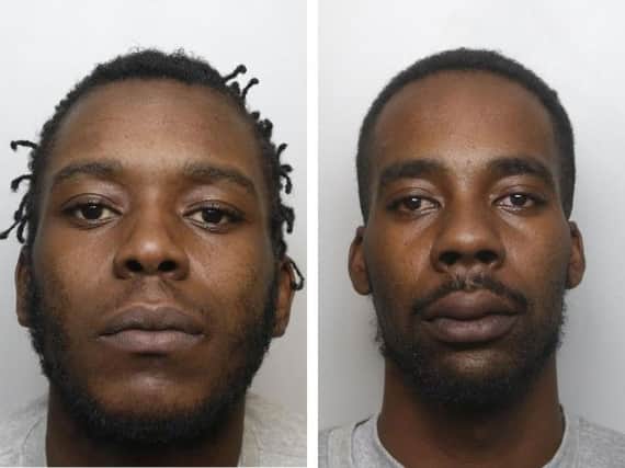 Drug dealers Kayongo Shuleko (left) and Jerome Smikle (right) murdered Josh Bains over a 40 drug debt they owed him.
