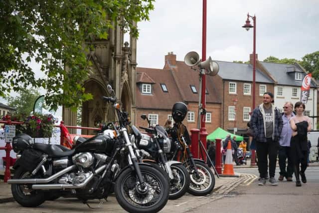 More bikes on display in the centre of town at the 2019 Daventry Motorcycle Festival. (Picture by David Guest).
