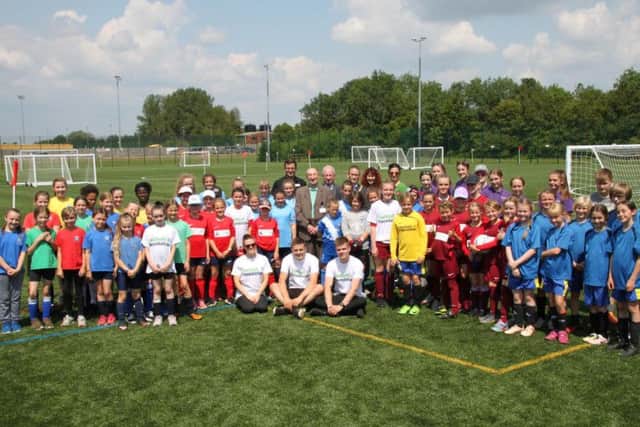 A girls' football tournament was held on the new 3G pitch at Daventry Sports Park last week as part of its grand opening.