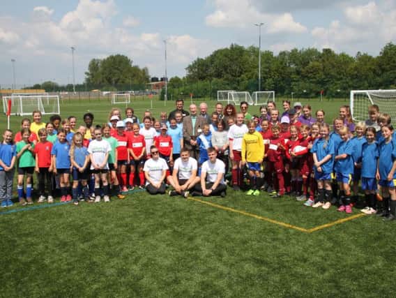 A girls' football tournament was held on the new 3G pitch at Daventry Sports Park last week as part of its grand opening.