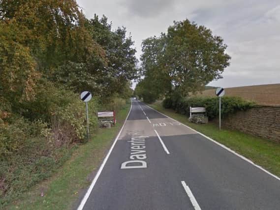 The motorcyclist left the Daventry Road between Norton and the A5