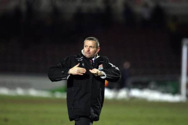 RELAXED - Cobblers boss Aidy Boothroyd