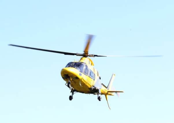 The Warwickshire and Northamptonshire Air ambulance helicopter was sent to the accident in Hellidon