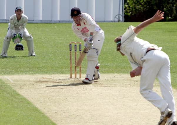 PLAYING STRAIGHT - action from Saints' premier division win at Oundle (Picture : Kit Mallin)