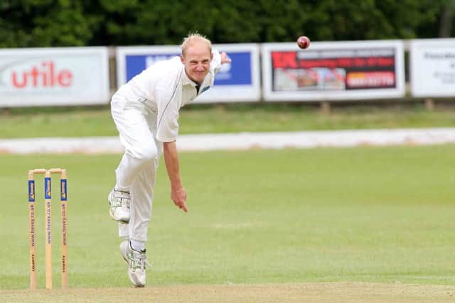 NCL Cricket.
Finedon Dolben V Horton House.
Will Sneath bowling for Finedon Dolben.