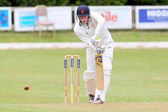 NCL Cricket.
Finedon Dolben V Horton House.
Tom Leonard batting for Horton House.