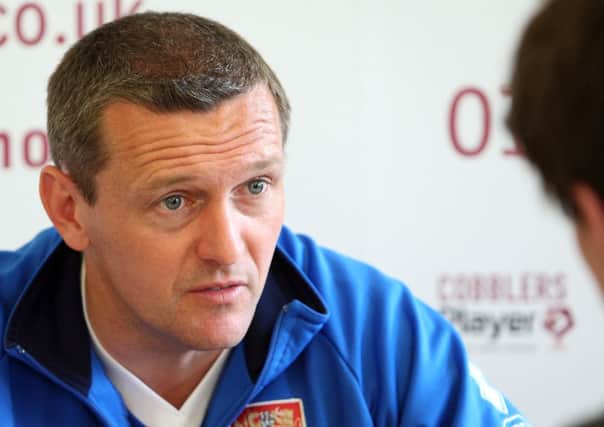 WORK TO BE DONE - Cobblers boss Aidy Boothroyd