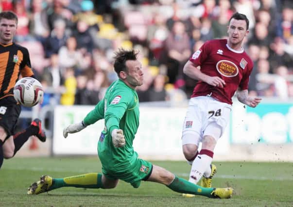 STAYING ON - Roy O'Donovan has signed a new contract at the Cobblers