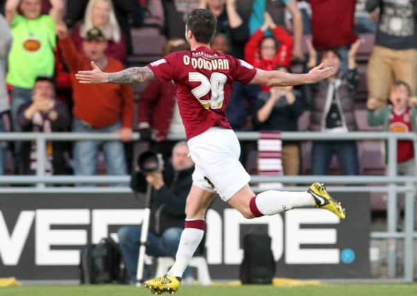 BIG TARGET - Aidy Boothroyd believes Roy O'Donovan can score 20 goals for the Cobblers next season