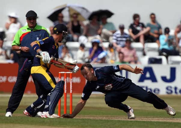 RETURN FIXTURE - Steelbacks were winners against Glamorgan when the teams met at the County Ground on July 14