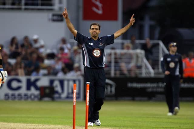 Muhammad Azharullah was in the wickets again in Cardiff