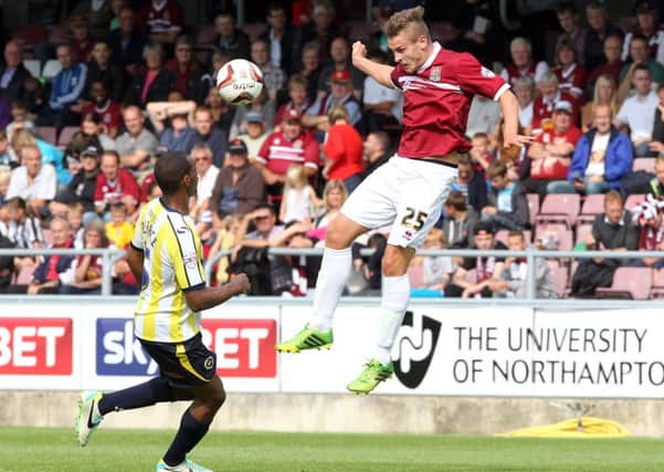 BIG HIT - Jacob Blyth has scored two goals in three starts for Cobblers