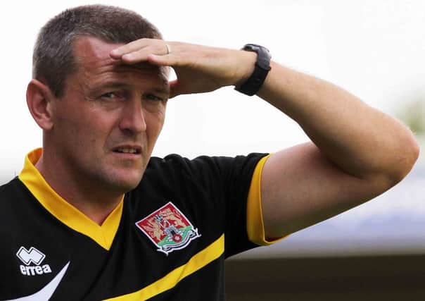 SIGHTS ON TROPHY SUCCESS - Cobblers boss Aidy Boothroyd
