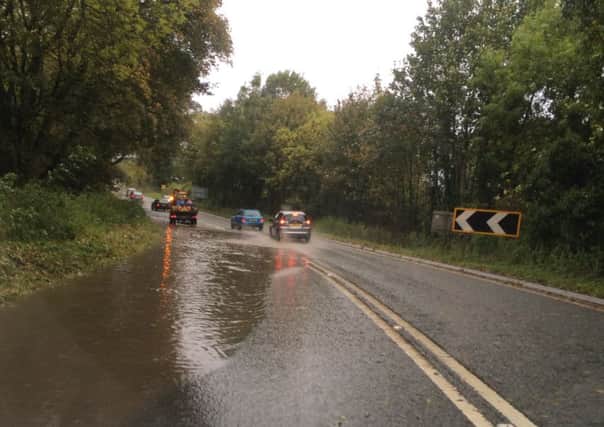 Flooding on the A361