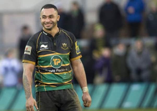 SET THE RECORD STRAIGHT - Samu Manoa wants Saints to make amends for the early-season defeat at Gloucester (Picture: Linda Dawson)