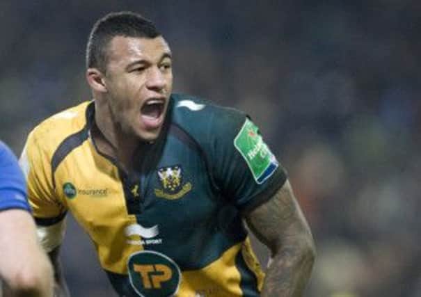 STAR MAN - Saints lock Courtney Lawes excelled for England against Wales (Picture: Linda Dawson)