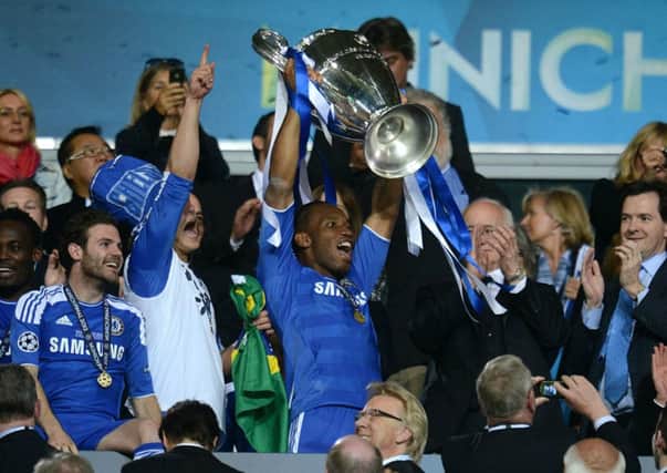 HOME ADVANTAGE LACKING - Chelsea triumphed against FC Bayern at their home stadium in Munich in the 2012 Champions League Final