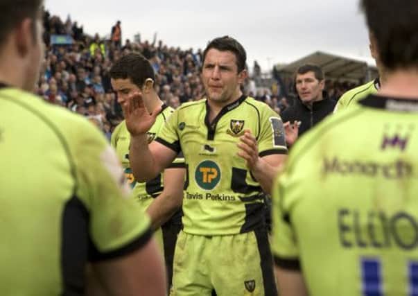 RALLYING THE TROOPS - Phil Dowson and his Saints team-mates know they still have a lot of play for this season, following Sunday's LV= Cup Final defeat to Exeter Chiefs (Picture: Linda Dawson)
