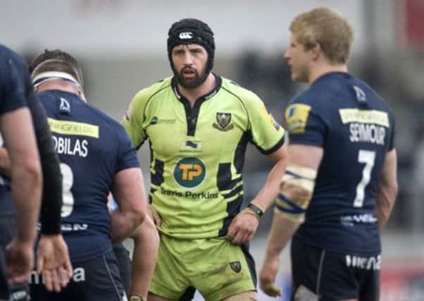 WARNING - Tom Wood says Saints have got to stay on the right side of referee Wayne Barnes (Picture: Linda Dawson)