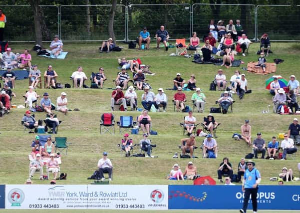 A reasonable crowd turned out for Northants' Royal London One Day Cup win match against Worcestershire at Campbell Park (Picture: Kirsty Edmonds)