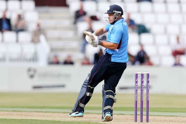 Adam Rossington starred with the bat in the Steelbacks' innings