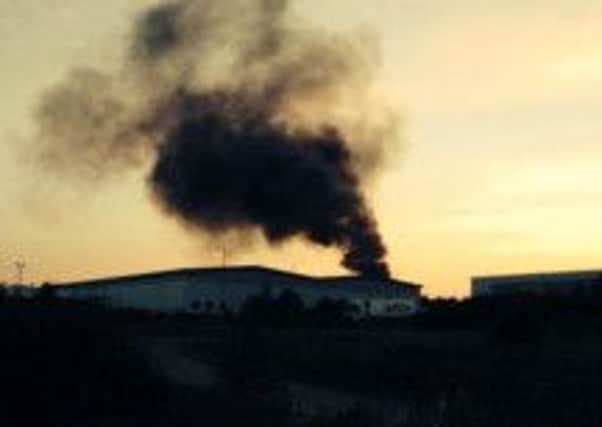 Lorry fire at Nasmyth Road, Heartlands Industrial estate, Daventry NNL-140209-201956001