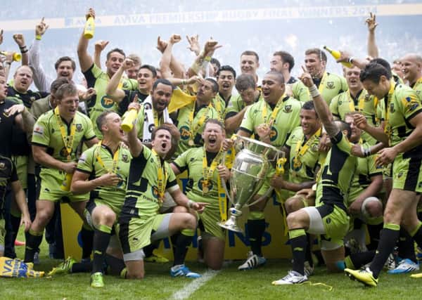 TITLE TRIUMPH - Saints will bid to back up last season's Aviva Premiership success by doing it all over again this time round (Picture: Linda Dawson)