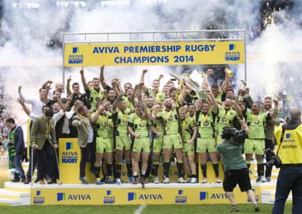 TITLE WIN - Saints were crowned champions at Twickenham in May (Picture: Linda Dawson)