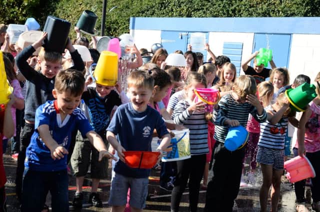 Ice Bucket Challenge at Weedon Bec Primary School
