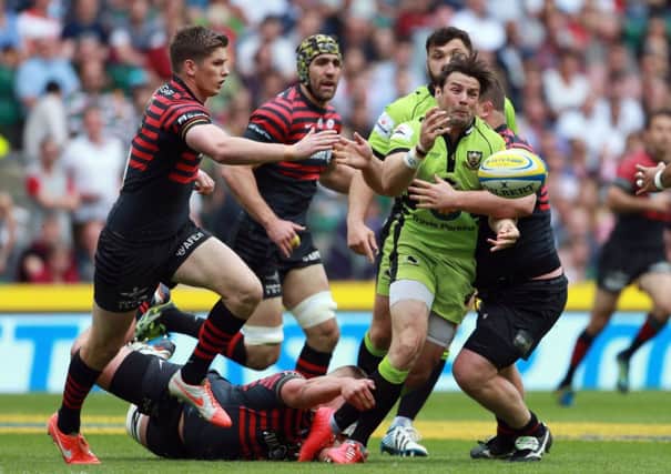 TELEVISION TUSSLE - Saints' game at Saracens has been moved and will be shown live on BT Sport