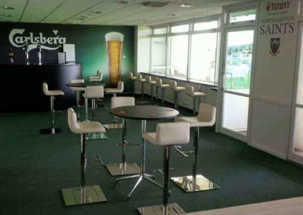 The Carlsberg Lounge at Franklin's Gardens