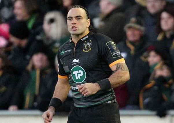 ON THE SCORESHEET - Kahn Fotuali'i dotted down against Wasps (picture: Sharon Lucey)