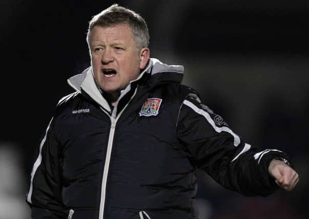 GO AGAIN - Chris Wilder has led the Cobblers to eight wins in their past 10 games