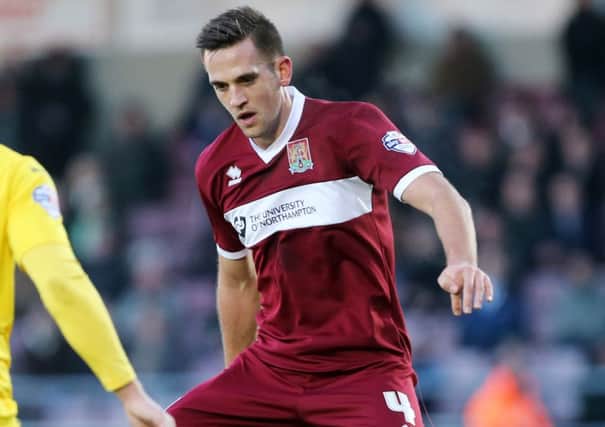 BIG CHANCE - Darren Carter is set to replace the suspended Joel Byrom in midfield for the trip to Plymouth