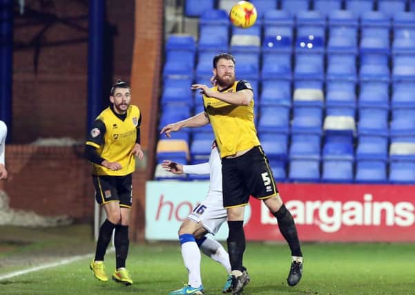 CLEAROUT - the defeat at Tranmere in December proved to be the final Cobblers appearance for both Danny Alfei and Kelvin Langmead
