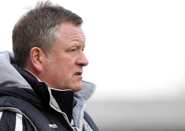 BIG NIGHT AHEAD - Cobblers boss Chris Wilder is expecting a tough test against Carlisle United