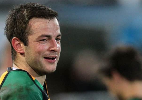 ALL SMILES IN THE END - but Stephen Myler knows there were plenty of mistakes made by Saints in their win over Wasps on Friday (Picture: Sharon Lucey)