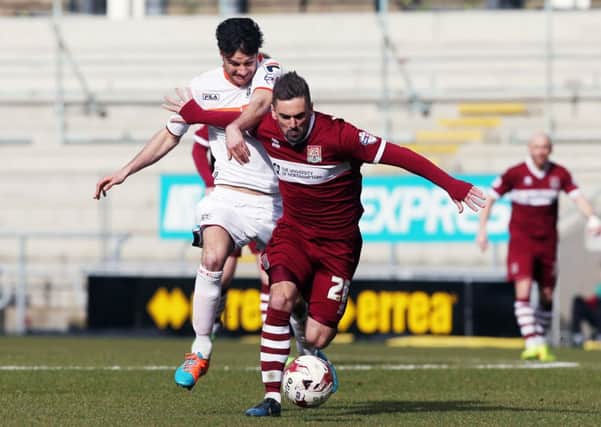 STAR MAN - Ricky Holmes was in brilliant form for the Cobblers in their win over Luton on Saturday (Pictures: Kirsty Edmonds)