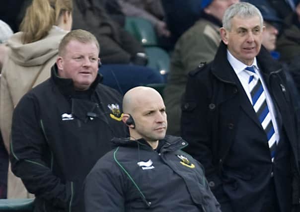 Former Saints coach Ian McGeechan (right) claimed England duo Dylan Hartley and Lee Dickson intimidated the referee against Wasps